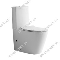 Sanitary Ware Two Pieces Toilet P Trap 180mm