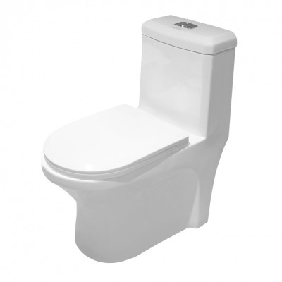 Goodone Chinese Types Of Egg Shaped Cloakroom One Piece Dual Flush Toilet