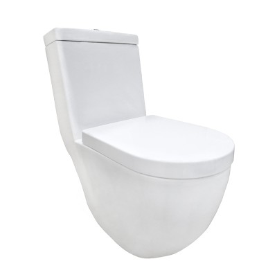 Goodone Commode One Piece Skirted Round Wc P Trap Ceramic Toilet Bowl