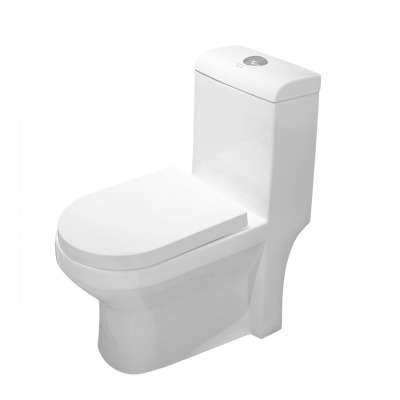 Goodone 1 Piece Elongated Downstair S Trap WC Rimless Toilet Cloakroom Suite