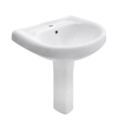 Goodone Stand Alone Bathroom Ceramic Pedestal Wash Hand Basin