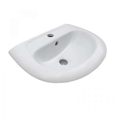 Goodone Modern Mini White Ceramic Wall Mounted Bathroom Hand Wash Basin