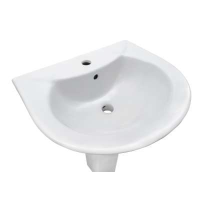 Goodone Cheap Small Commercial Deep Mini Hand Wash Basin Cloakroom Sink With Pedestal