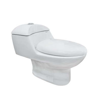 Goodone Siphonic Water Closet Lowboy One-Piece Vertical Outlet Toilet And Basin Sets