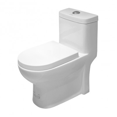 Goodone Tall Siphonic One Piece Dual Flush Modern Bathroom Toilet