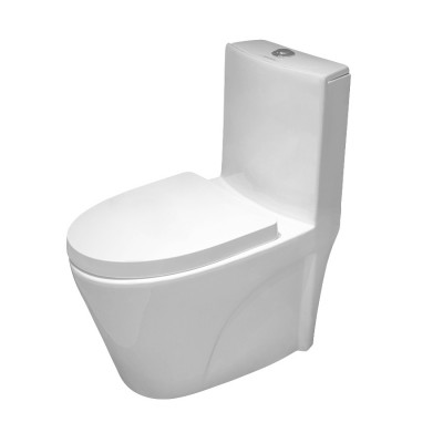 Goodone One Piece Ceramic WC Flush Siphon Elongated Syphon White Toilet Bowl Price