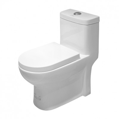 Goodone Round One Piece Fancy Sanitary Ware Dual Flush Syphon WC Closet Modern Toilet Bowl